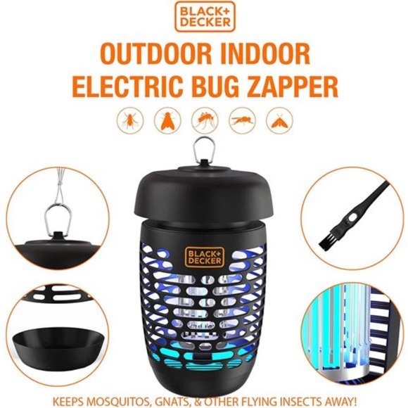 BLACK+DECKER Bug Zapper Electric Lantern with Insect Tray - Picture 2 of 7